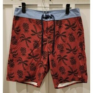 New BRIXTON Barge Beach Wear Performance Trunk (Size 31) MSRP $55